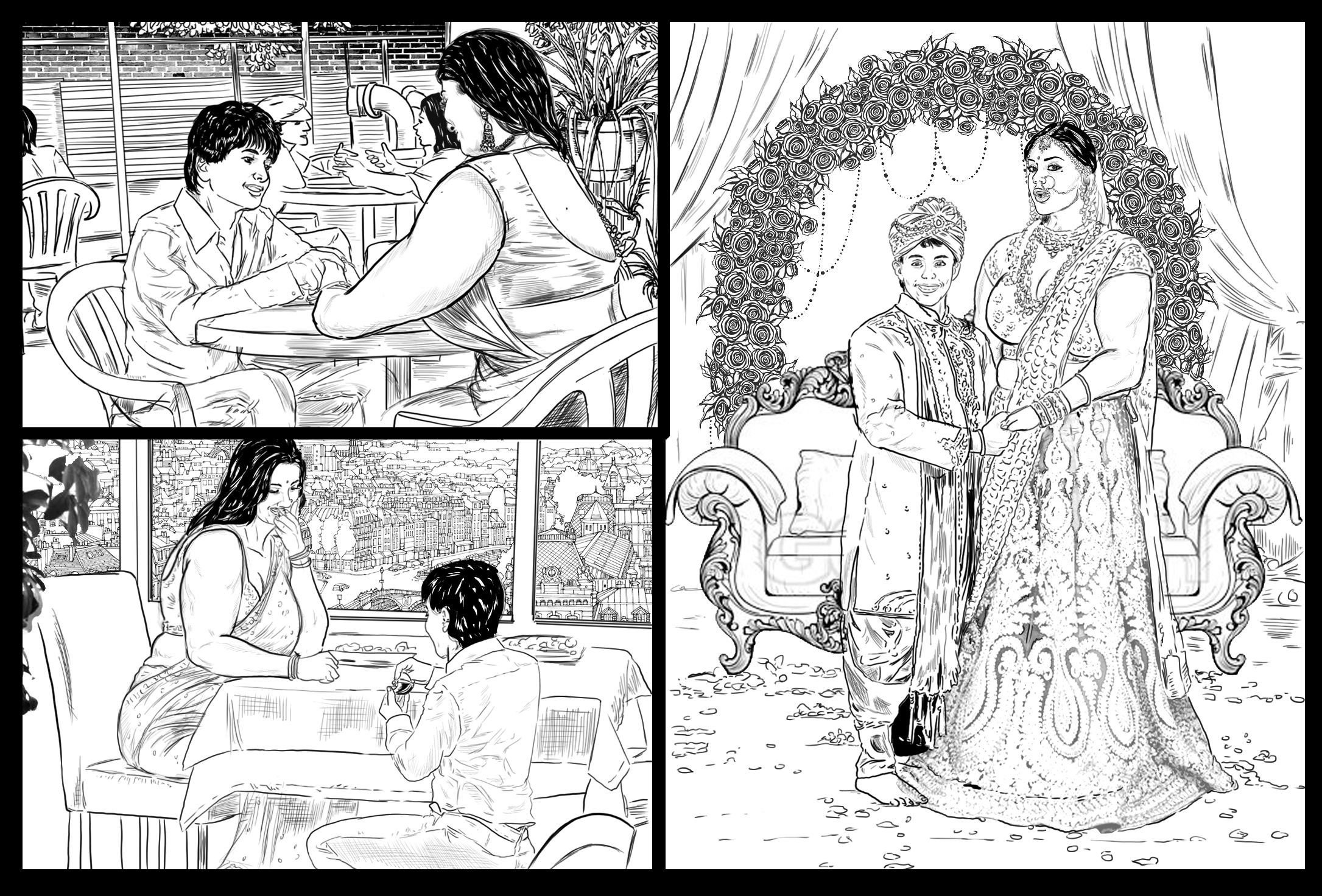 Honeymoon In Goa 3.1 - Amarsroshta page 46 hentai porn comic manga doujin